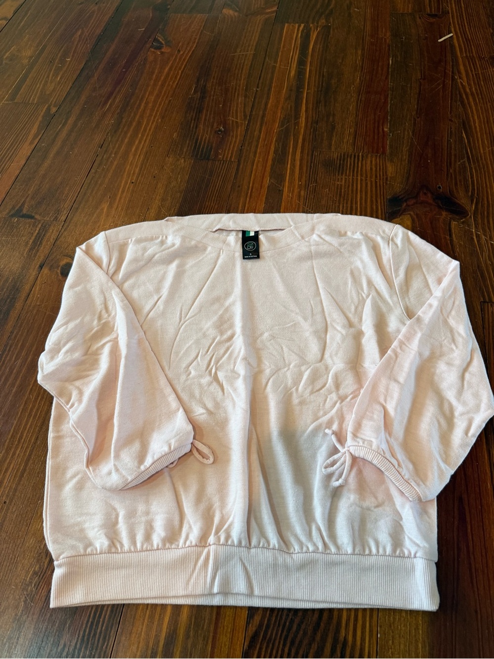 Light Pink Women's Pullover Sweatshirt